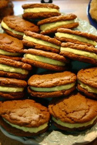 ginger snap sandwiches