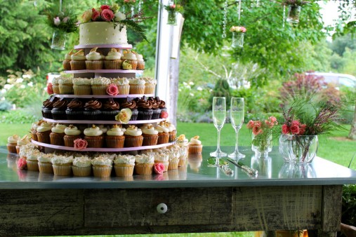 shabby chic cupcakes